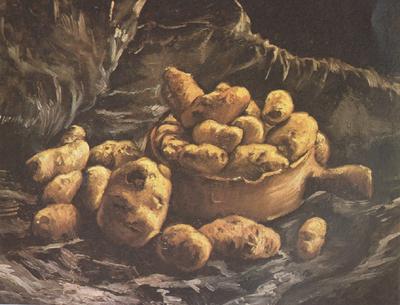 Vincent Van Gogh Still life with an Earthen Bowl and Potatoes (nn04) Germany oil painting art